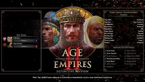 AoE2:DE 1v1 Arabia vs Extreme AI