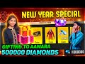 500000 Diamond New Year Gift To AAWARA😍 Rare Items Garena Free Fire