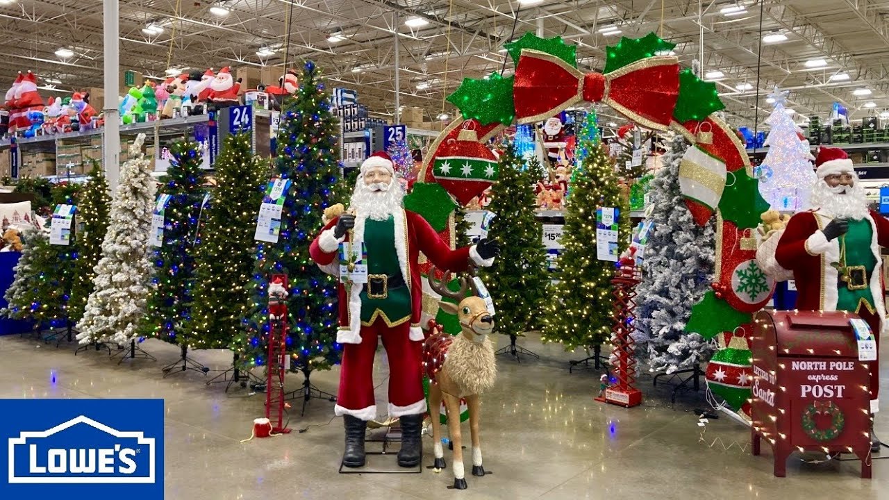 LOWE'S CHRISTMAS DECORATIONS CHRISTMAS TREES ORNAMENTS SHOP WITH ME ...