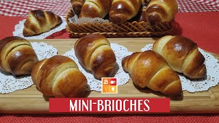 Mini-brioches - وصفة ناجحة بعجينة صغيرة بصح تخرج كمية كبيرة والبنة روعة