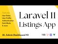 Laravel 11, Inertia JS, Vue JS Listing App: #32 Admin Dashboard (Change user role)