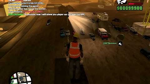 Samp player car remover from opcode.exe