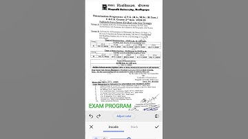 PG Session 2024-26 2nd semester examination programme released by MAGADH UNIVERSITY. #pg #2ndsemexam
