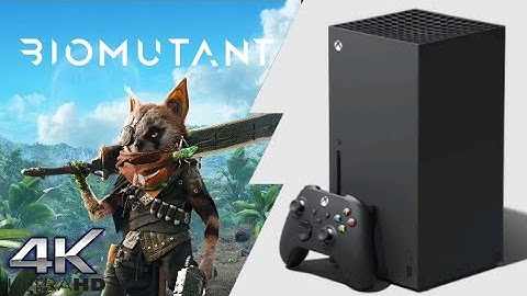 Xbox Series X | Biomutant | Graphics Test/Loading Times
