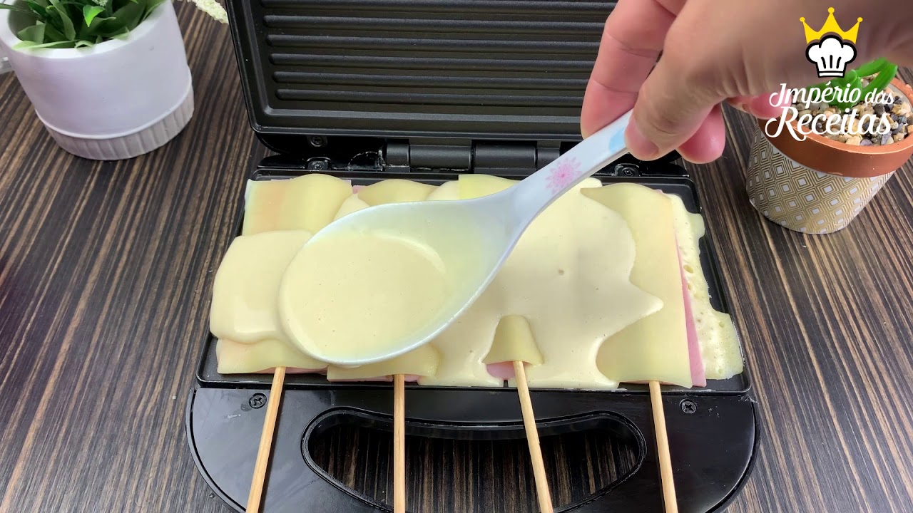 JÁ VIU ESSA RECEITA DE CREPE NA SANDUICHEIRA? É FÁCIL E INCRÍVEL!!!