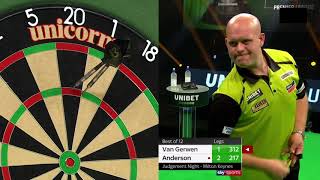 PDC Premier League of Darts 2020 | Judgment Night | van Gerwen (1) - Anderson (9)