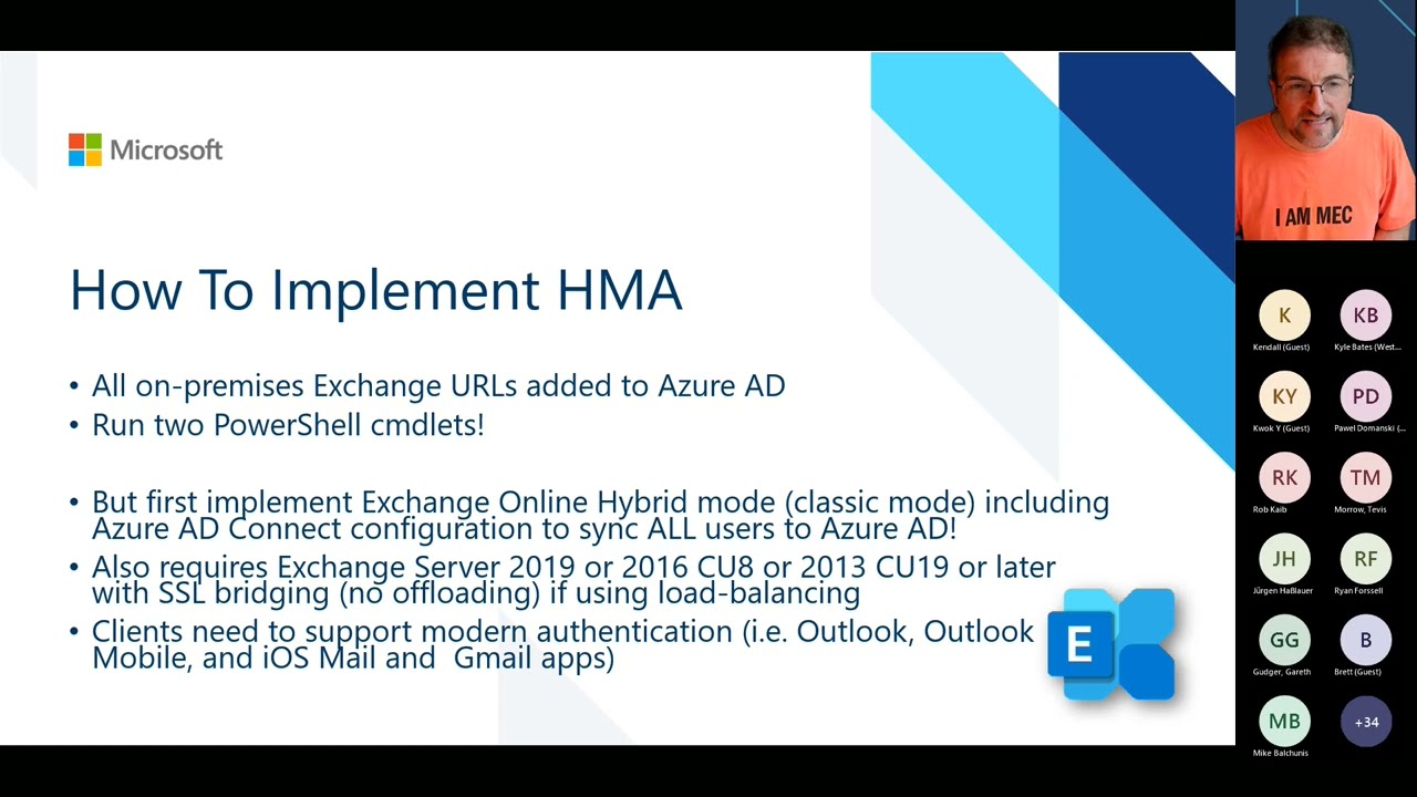 Modern Authentication Exchange 2019