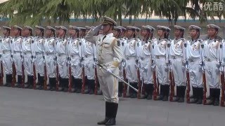 Daily training Chinese naval honor guard 1（仪仗队的日常）