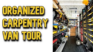 Ultra Organized Carpentry Van Tour