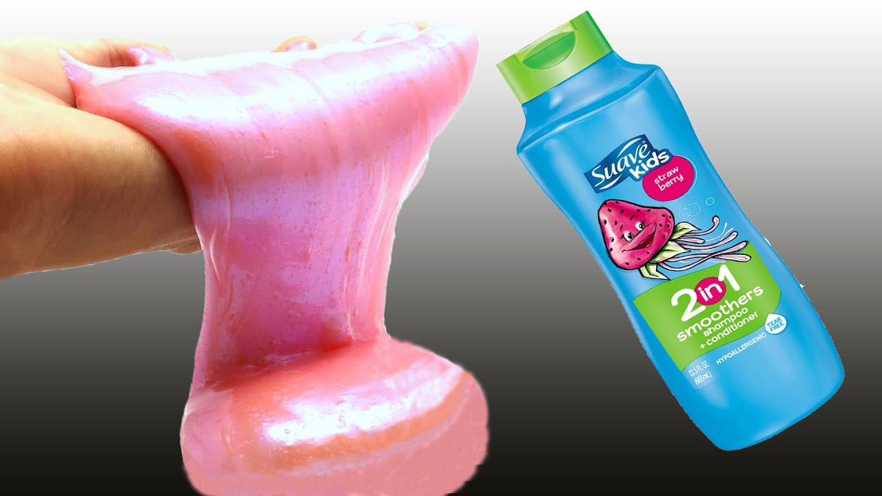 No Glue Slime Shampoo And Salt Slime Only 2 Ingredients Recipe