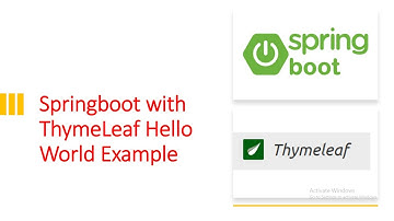 #thymeleaf spring boot with thymeleaf hello world example #springboot
