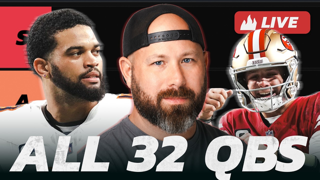 Ranking All 32 Quarterbacks in the NFL - 2026 Fantasy Football Tiers