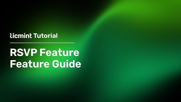 How to Use the RSVP Feature in ticmint | Manage Invitations, Guest Lists & Confirmations