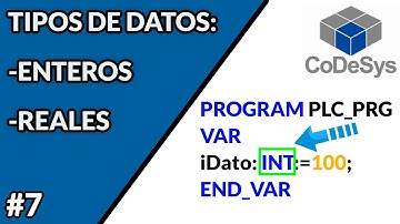 CODESYS 3.5 SP4 - TIPOS DE DATOS FORMATO ENTERO Y REALES