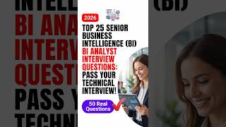 Senior Business Intelligence (BI) Analyst Interview Questions