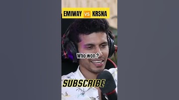 Emiway vs krsna l who won? @EmiwayBantai @KRSNAOfficial #krsna #emiwaybantai #emiway #shorts