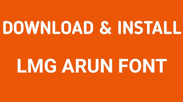 LMG ARUN | LMG ARUN FONT | LMG ARUN FONT DOWNLOAD & INSTALL | LMG ARUN IN GUJARATI | GUJARATI FONT