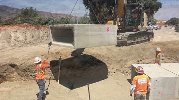 Installation of Box Culverts at Temescal Canyon Road