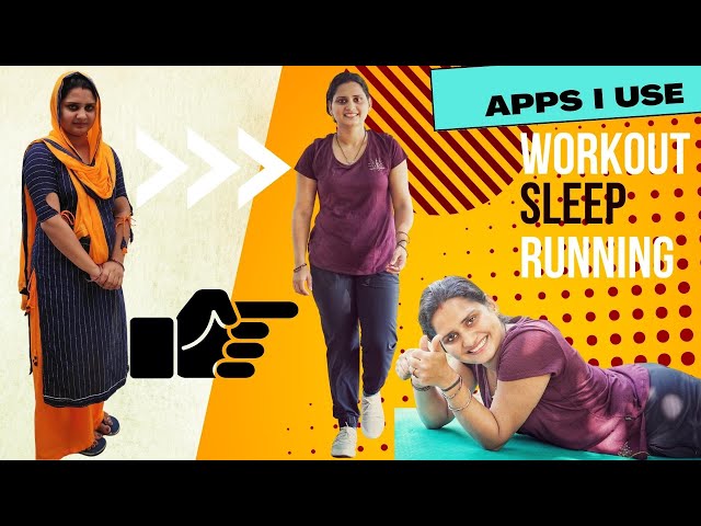 All Apps I use For Workout, Running, Sleep, Calorie Count| Priya Rao | #weightlossjourney class=