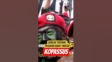 Sangarnya Prajurit Kopassus Pasukan elite TNI AD #kopassus #pasukanelit #komando