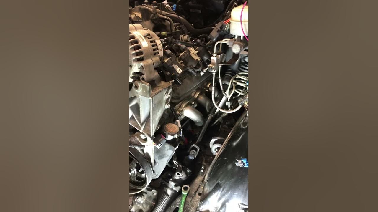 S10 LS swap, 2nd set of headers - YouTube
