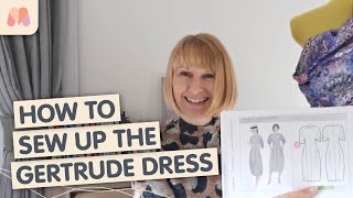 How to make an Easy, Unique Dress | Gertrude Dress by Style Arc | Spring