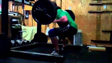 SSB pause squats 335x5 2nd set