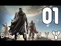 Let's Play Destiny PS4 Gameplay German Deutsch Part 1 - Charakter Erstellun…