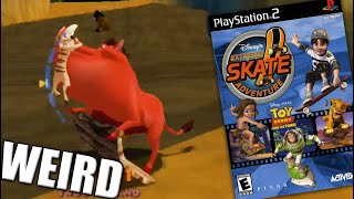 Disney's WEIRD Skateboarding Video Game