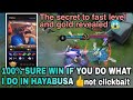 Hayabusa gameplay new meta with roam item super fast gold and level 😱