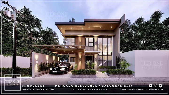 MER RESIDENCE - 200 SQM HOUSE DESIGN - 150 SQM LOT - Tier One Architects - DayDayNews