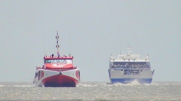 Tàu Cao Tốc Phú Quốc 5 Sao - Ngắm 2 Tàu superdong Cặp, Rời Bến