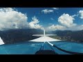 Flug vor dem täglichen Gewitter