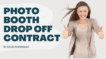 Digital Photo Booth Drop off Contract | Photo Booth Rental Company