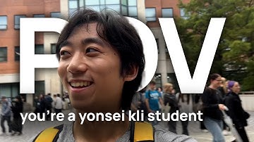pov: you’re a yonsei university kli (korean language) student in seoul -Quinn