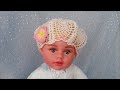 Ajurlu bebek şapkası yapımı / Yazlık bebek şapkası yapılışı
