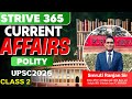 Strive 365 | Complete 1 Year Polity Current Affairs | Class 2 | UPSC 2026🔥