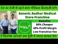 Fastest Growing Franchise in India | Generic Aadhar Franchise | Medical Store Business Opportunity