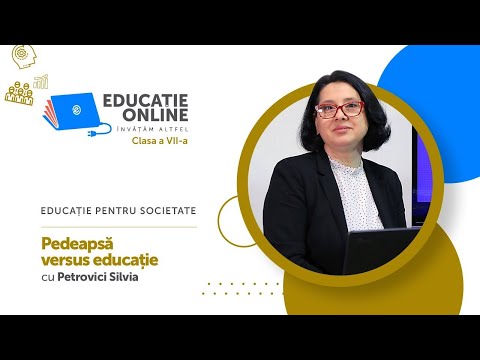 Video: Aprobarea și Pedeapsa Sunt Principalele Componente Ale Educației