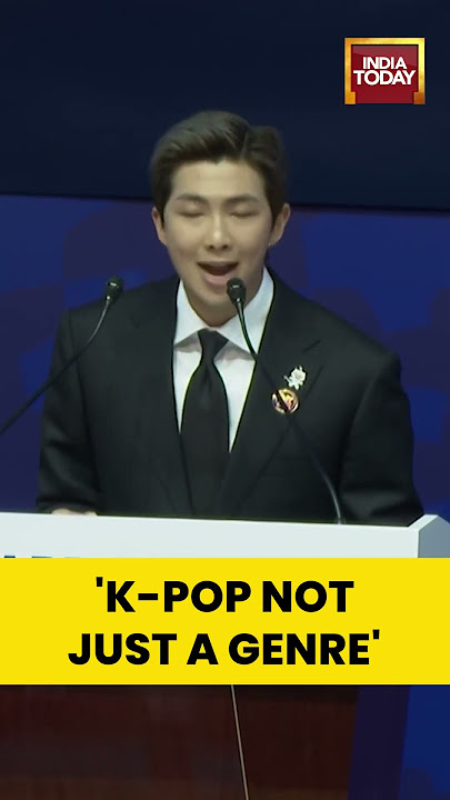 Download lagu 'K-Pop Is Not Just A Genre Of Music': BTS' RM Makes History As He Addresses APEC CEO Summit