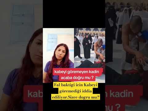 Kabeyi göremeyen kadın 😱 Allah yolundan ayırmasın bizleri