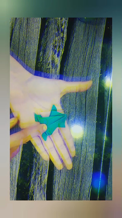 making Frog With paper #painting #homemadepapercraft #newsong