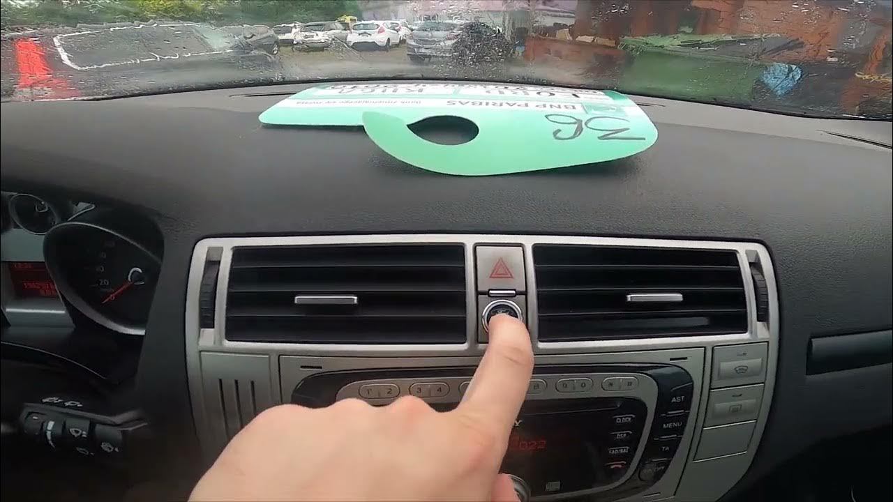 How to Turn Engine On in Ford Kuga I ( 2008 – 2012 ) - Use Start Stop
