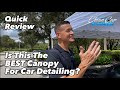 BEST CANOPY for Car Detailing? 12x12FT Pop Up Canopy/Tent - Product Review