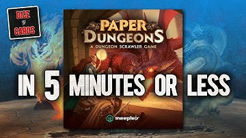 PAPER DUNGEONS Review in 5 Minutes or Less