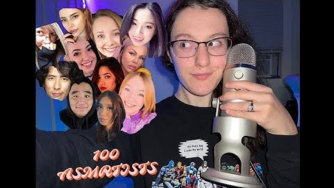 ASMR| Repeating Asmrtists’ Names❤️