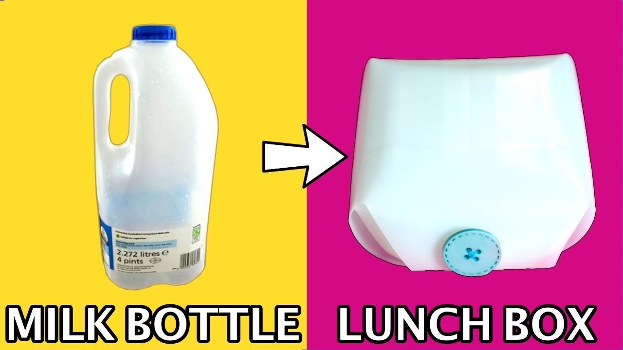 DIY: Lunchbox Container from a Milk Jug