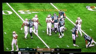 Alvin Kamara Unsportsmanlike Penalty Saintseagles