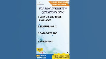 Top C Interview Questions part-1 | XpertChamps Insights #skillstruct