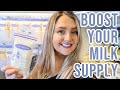 HOW TO PUMP 1000 ML (32OZ) OF BREASTMILK A DAY! | BOOSTING MILK SUPPLY FAST | Abby Lindquist